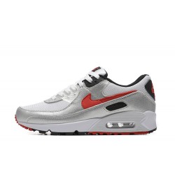 Sports Shoes Nike Air Max 90 (M) Silver Red