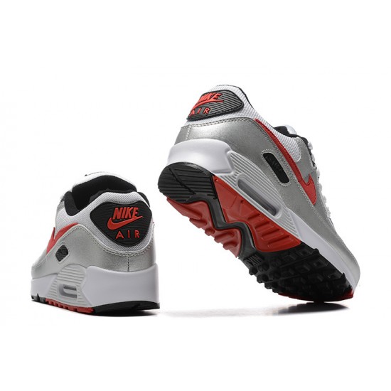 Sports Shoes Nike Air Max 90 (M) Silver Red