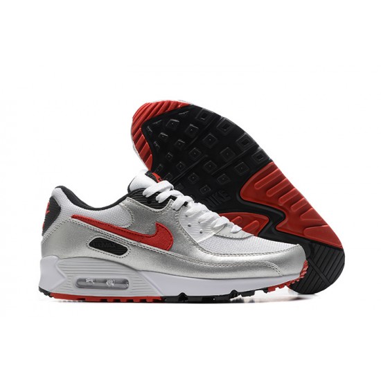 Sports Shoes Nike Air Max 90 (M) Silver Red