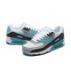 Sports Shoes Nike Air Max 90 (M) White Grey and Blue