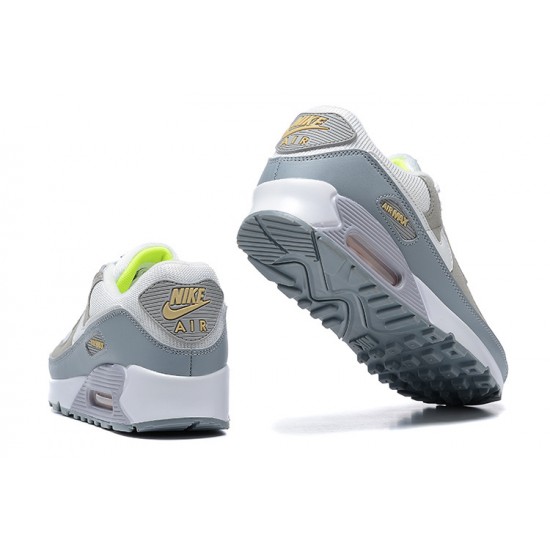 Sports Shoes Nike Air Max 90 (M) White Grey and Green