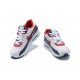 Sports Shoes Nike Air Max 90 (M) White Red DJ5170-100