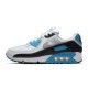 Sports Shoes Nike Air Max 90 (W/M) Laser Blue and White