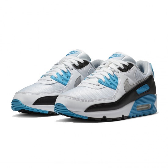 Sports Shoes Nike Air Max 90 (W/M) Laser Blue and White