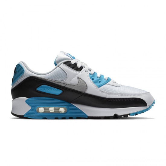 Sports Shoes Nike Air Max 90 (W/M) Laser Blue and White