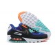 Sports Shoes Nike Air Max 90 (W/M) Supernova Blue White CW6018-001