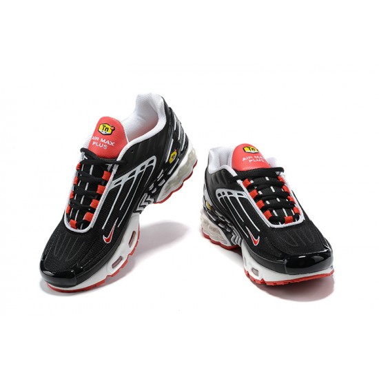 Sports Shoes Nike Air Max Plus 3 (M) Black White and Red CJ0601-001