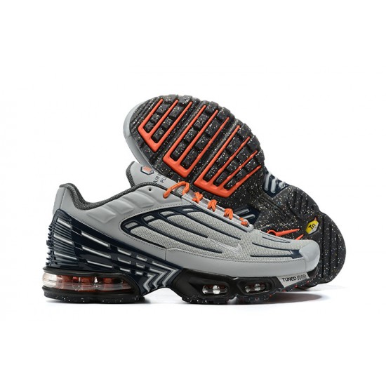 Sports Shoes Nike Air Max Plus 3 (M) Grey Orange and Black DM2560-001