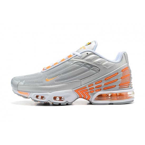 Sports Shoes Nike Air Max Plus 3 (M) Grey Orange and Silver