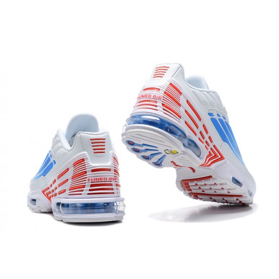 Sports Shoes Nike Air Max Plus 3 (M) White Blue and Red