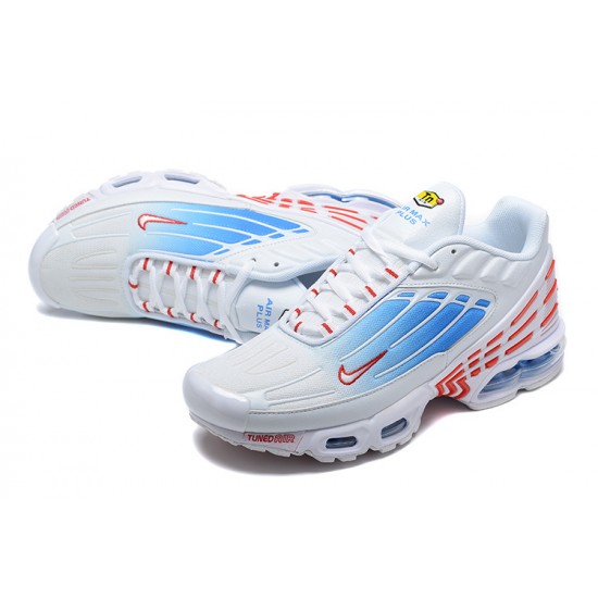 Sports Shoes Nike Air Max Plus 3 (M) White Blue and Red