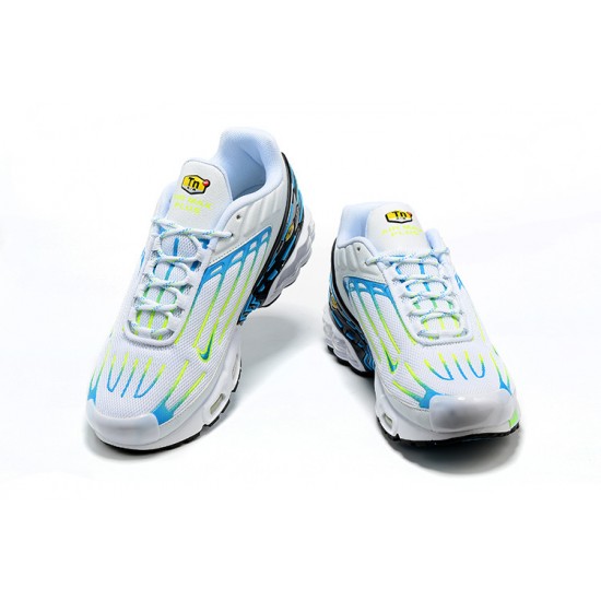 Sports Shoes Nike Air Max Plus 3 (M) White Blue and Yellow DV7138-100