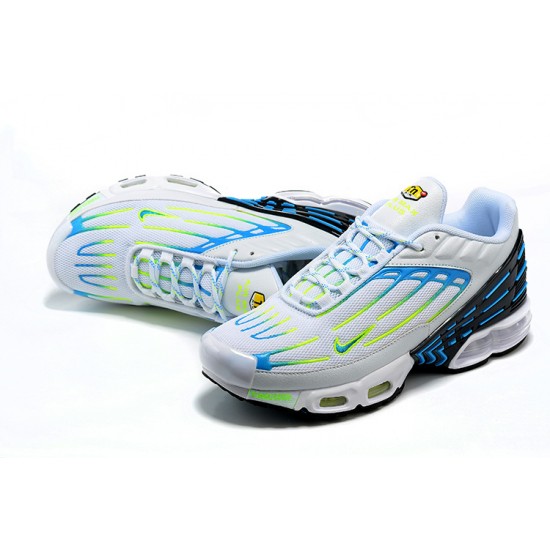 Sports Shoes Nike Air Max Plus 3 (M) White Blue and Yellow DV7138-100