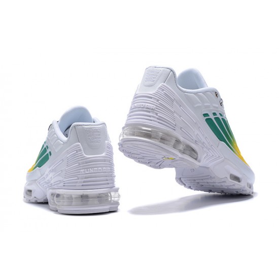 Sports Shoes Nike Air Max Plus 3 (M) White Green and Yellow