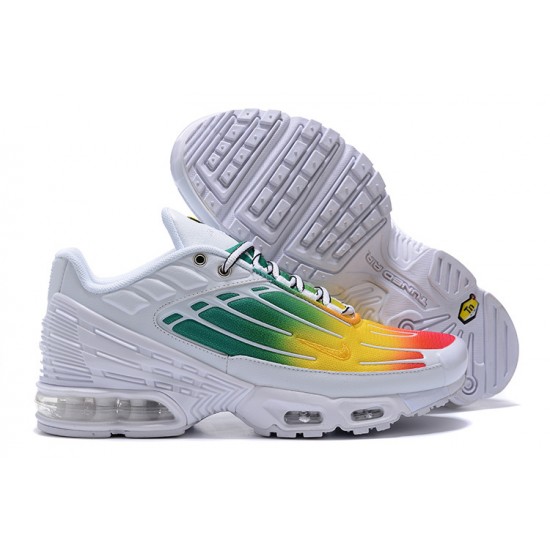 Sports Shoes Nike Air Max Plus 3 (M) White Green and Yellow