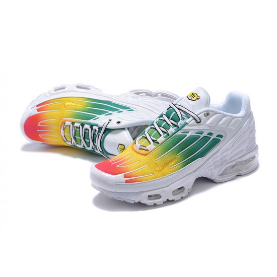 Sports Shoes Nike Air Max Plus 3 (M) White Green and Yellow