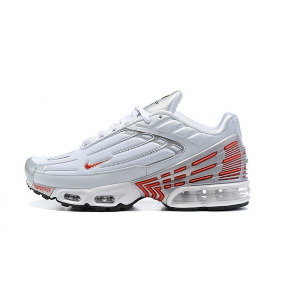 Sports Shoes Nike Air Max Plus 3 (M) White Red and Silver