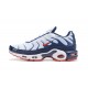 Sports Shoes Nike Air Max Plus Tn (M) QS White Blue and Red