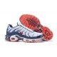 Sports Shoes Nike Air Max Plus Tn (M) QS White Blue and Red