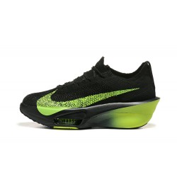 Unisex Nike Air Zoom Alphafly NEXT 3 Black and Green Running Shoes 