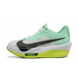 Unisex Nike Air Zoom Alphafly NEXT 3 White Green Running Shoes 