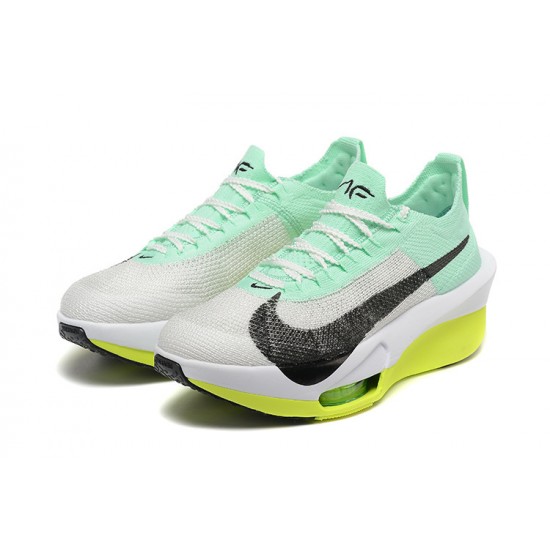 Unisex Nike Air Zoom Alphafly NEXT 3 White Green Running Shoes