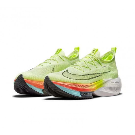 Mens Nike Air Zoom Alphafly Next 2 Green White Running Shoes