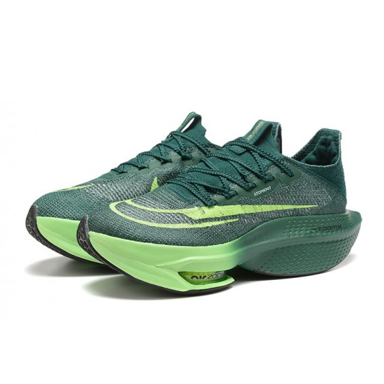 Nike Air Zoom Alphafly Next 2 Mens Green Running Shoes