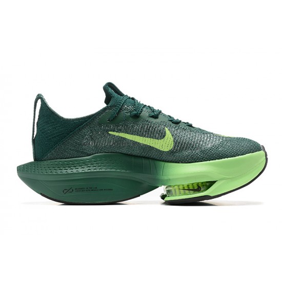 Nike Air Zoom Alphafly Next 2 Mens Green Running Shoes