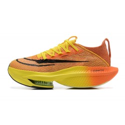 Nike Air Zoom Alphafly Next 2 Mens Orange and Yellow Running Shoes 