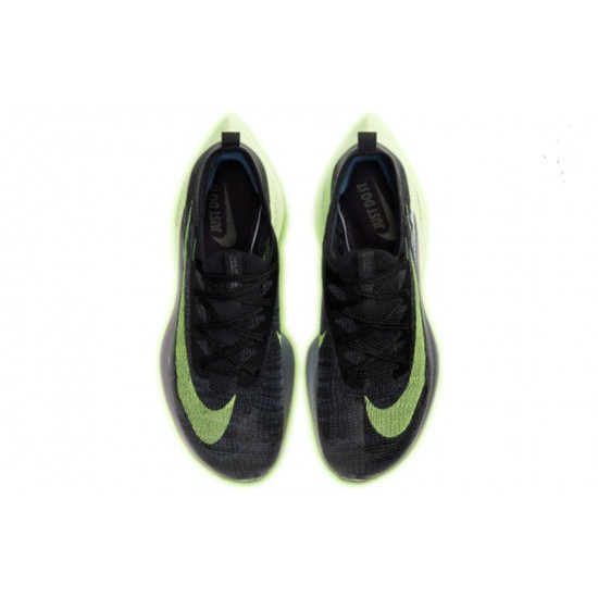 Unisex Nike Air Zoom Alphafly Next 2 Black and Green Running Shoes