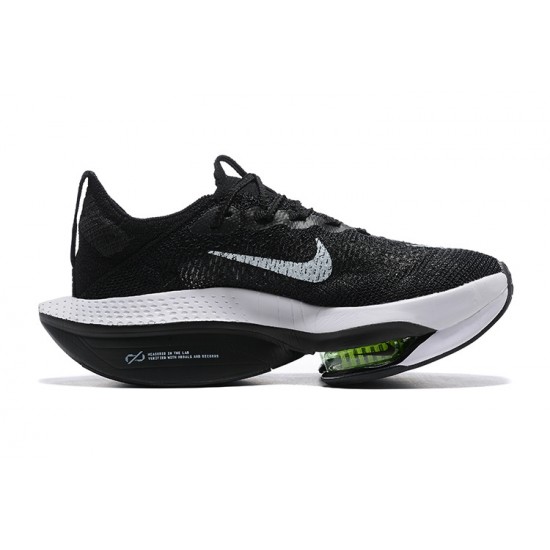 Unisex Nike Air Zoom Alphafly Next 2 Black and White Running Shoes