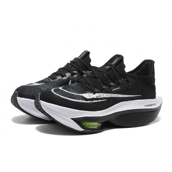 Unisex Nike Air Zoom Alphafly Next 2 Black and White Running Shoes