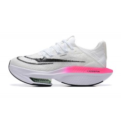 Unisex Nike Air Zoom Alphafly Next 2 Pink White Running Shoes 