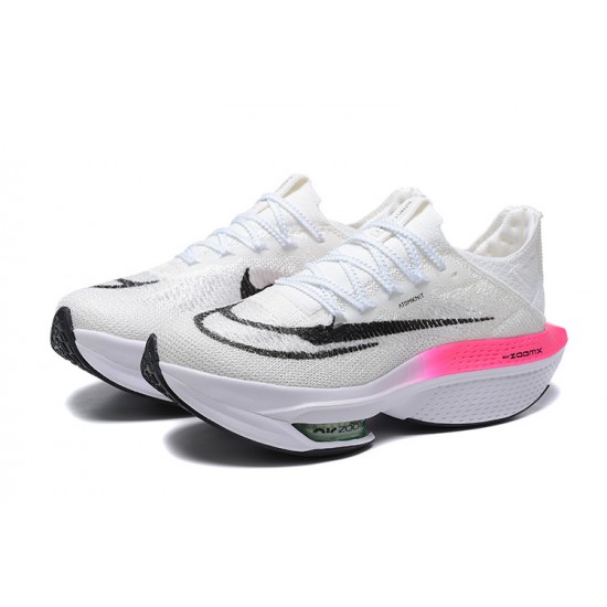 Unisex Nike Air Zoom Alphafly Next 2 Pink White Running Shoes