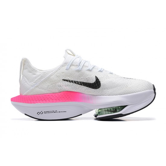 Unisex Nike Air Zoom Alphafly Next 2 Pink White Running Shoes