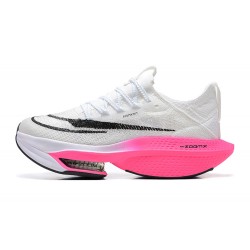 Unisex Nike Air Zoom Alphafly Next 2 White Pink Running Shoes 