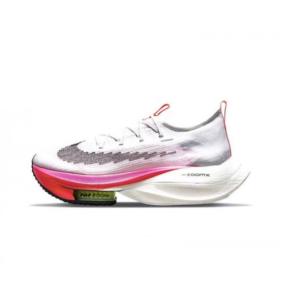 Unisex Nike Air Zoom Alphafly Next 2 White and Pink Running Shoes