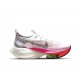 Unisex Nike Air Zoom Alphafly Next 2 White and Pink Running Shoes