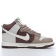 Nike Dunk High Light Chocolate DH5348-100 Brown White Nike Dunk Rep