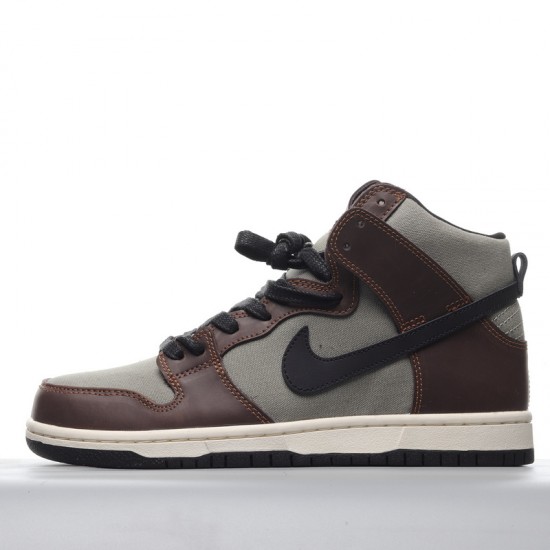 Nike SB Dunk High Baroque Brown BQ6826-201 Brown Green Nike Dunk Rep