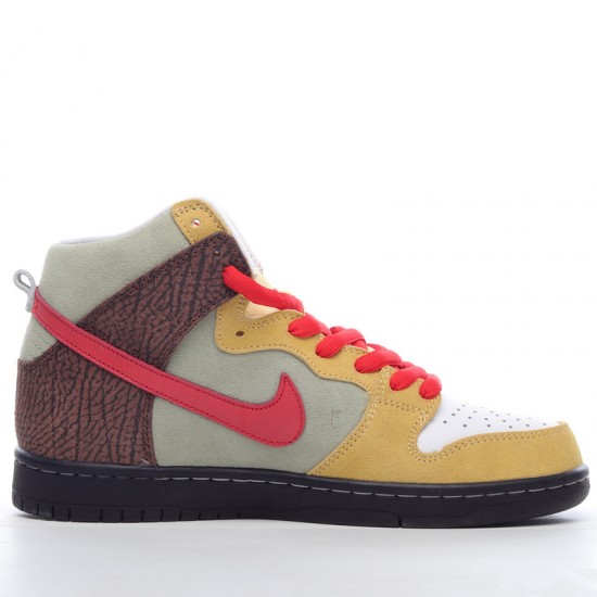 Nike SB Dunk High Kebab And Destroy CZ2205-700 Yellow Green Nike Dunk Rep