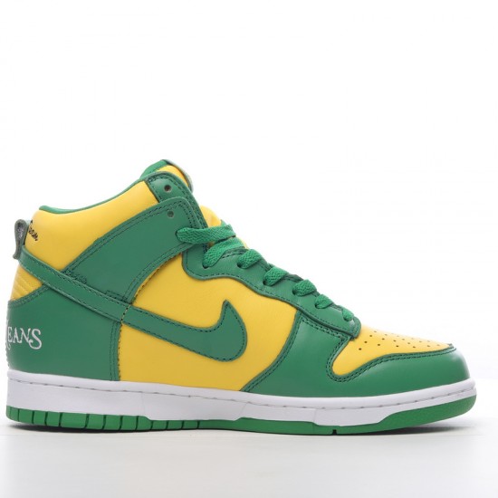 Nike SB Dunk High Supreme By Any Means DN3741-700 Green yellow Nike Dunk Rep