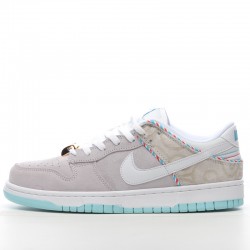 NIKE Dunk SB Low Barber Shop Grey DH7614-500 Gray Nike Dunk Rep