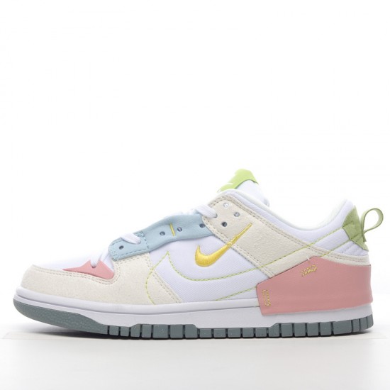 Nike Dunk Low Disrupt FT2 DV3457-100 YelLow Pink Nike Dunk Rep