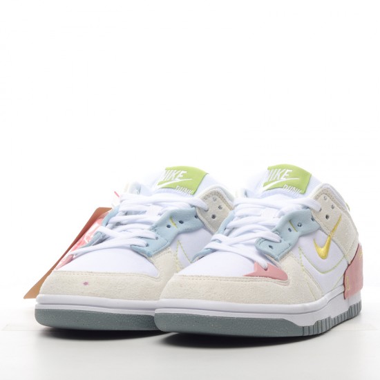 Nike Dunk Low Disrupt FT2 DV3457-100 YelLow Pink Nike Dunk Rep