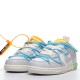 Nike Dunk Low Off-White“04 of 50”OW DM1602-115 Blue Gray Shoes