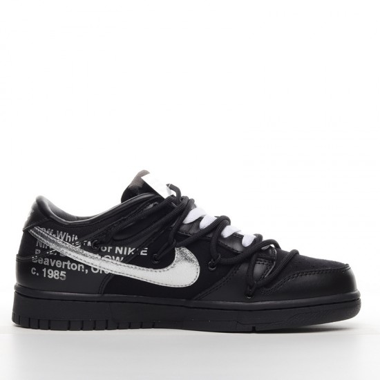 Off-White™ x Nike Dunk Low Lot 50 of 50 DM1602-001 Black Shoes