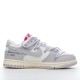 Nike Dunk Low Off-White“The 50”OW DM1602-118 Gray Shoes