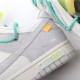 Nike SB Dunk Low Off-White Lot 14 of 50 DJ0950-106 Green Gray Shoes